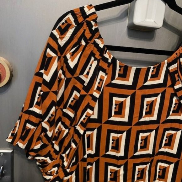 Anthropologie Corey Lynn Calter Meriwether Tunic Dress - Retro geometric print - Picture 14 of 16